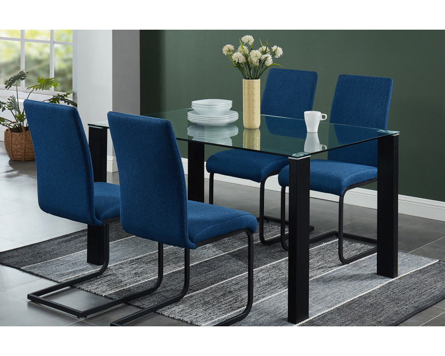 Worldwide - Vespa Rectangular Dining Table in Black