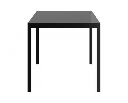 Worldwide - Contra Rectangular Dining Table in Black