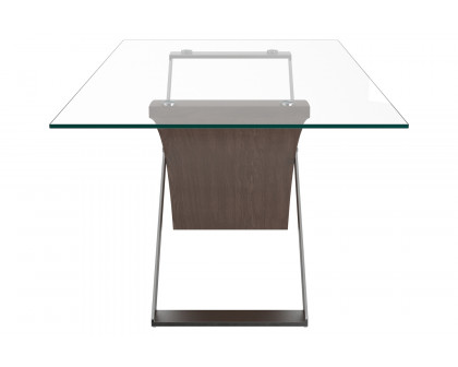 Worldwide Veneta Rectangular Dining Table - Walnut