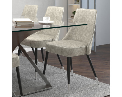 Worldwide - Silvano Side Chair Set of 2