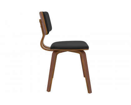 Worldwide™ Zuni Side Chair - Black/Walnut