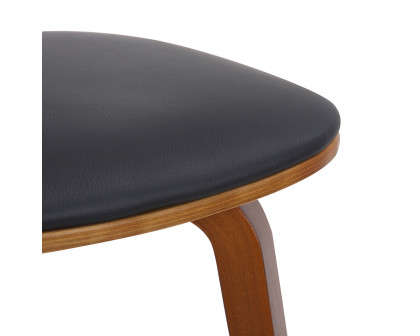 Worldwide™ Zuni Side Chair - Black/Walnut