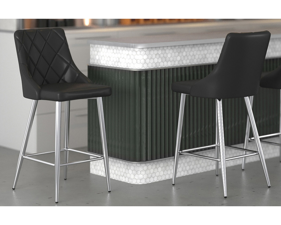 Worldwide - Devo 26" Counter Stool Set of 2