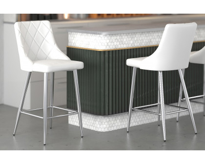 Worldwide - Devo 26" Counter Stool Set of 2