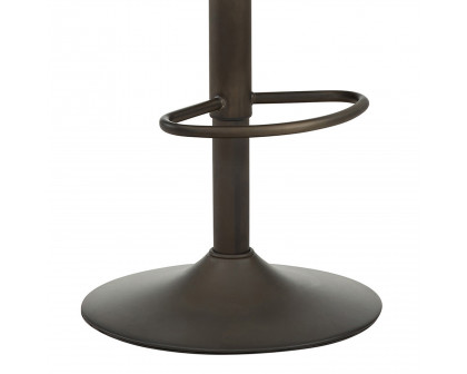 Worldwide - Astra Adjustable Air-Lift Stool in Gunmetal