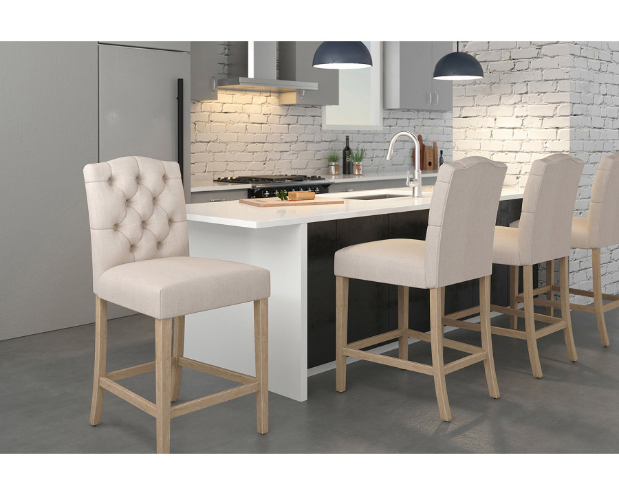 Worldwide - Lucian 26" Counter Stool Set of 2