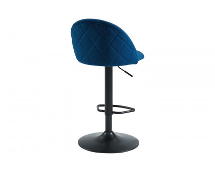 Worldwide Sataro Adjustable Air-Lift Stool - Blue/Black