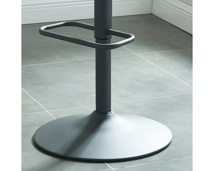 Worldwide Sorb Adjustable Air-Lift Stool Set of 2 - Gray/Gray