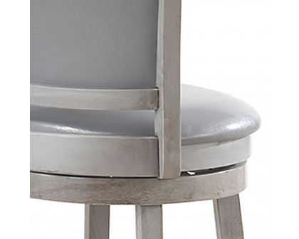 Worldwide - Rowan 26" Counter Stool with Swivel Set of 2 in Gray