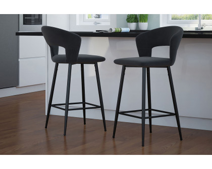 Worldwide - Camille 26" Counter Stool Set of 2