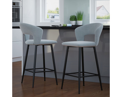 Worldwide - Camille 26" Counter Stool Set of 2