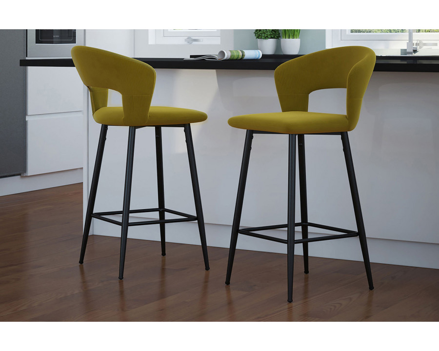 Worldwide - Camille 26" Counter Stool Set of 2