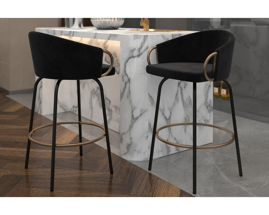 Worldwide - Lavo 26" Counter Stool Set of 2