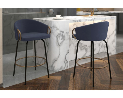 Worldwide - Lavo 26" Counter Stool Set of 2