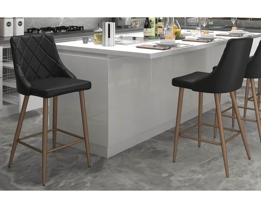 Worldwide - Antoine 26" Counter Stool Set of 2