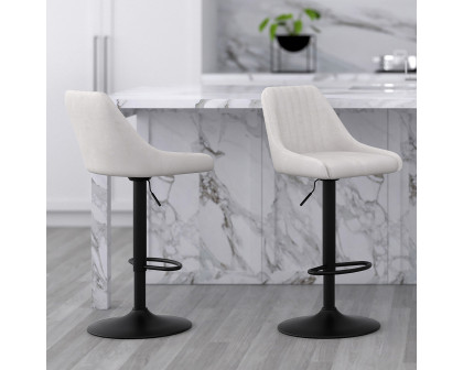 Worldwide - Kron Adjustable Air-Lift Stool Set of 2