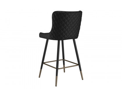 Worldwide Xander 26" Counter Stool Set of 2 - Black