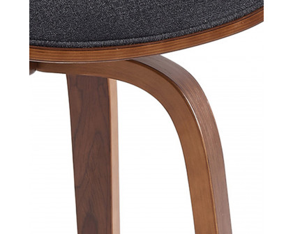 Worldwide Holt 26" Counter Stool - Charcoal/Walnut