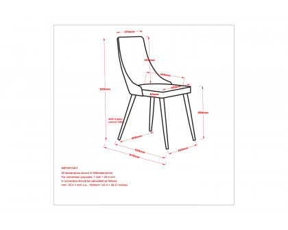 Worldwide™ Drake/Cora Dining Set of 7 - Walnut Table/Beige Chair