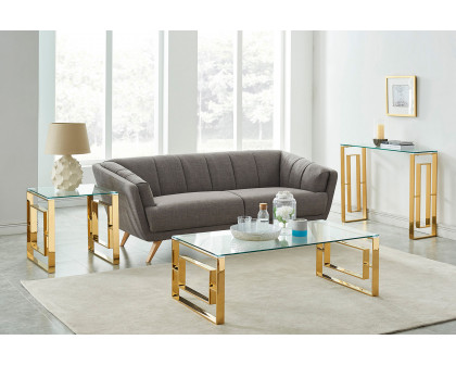 Worldwide™ Eros Rectangular Coffee Table - Gold