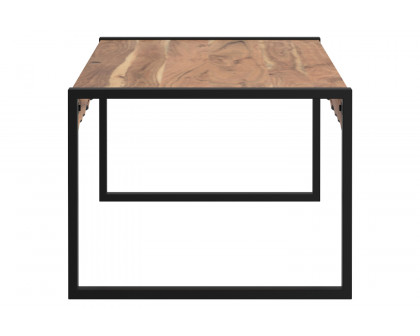 Worldwide - Rohani Rectangular Coffee Table in Natural/Black