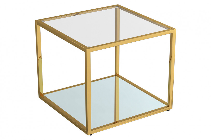 Worldwide™ Casini Large Square Coffee Table - Gold