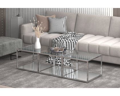 Worldwide - Casini Multi-Tier Coffee Table Set of 4