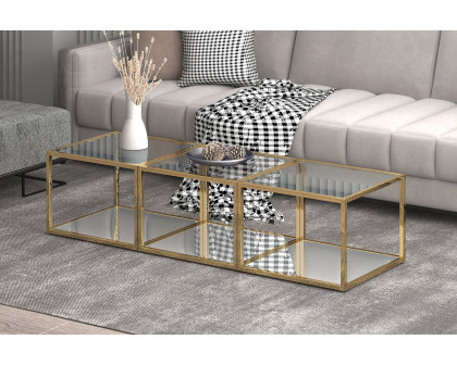 Worldwide - Casini Multi-Tier Coffee Table Set of 4