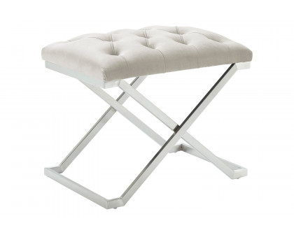 Worldwide Aldo Bench - Ivory/Silver