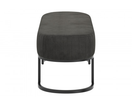 Worldwide Caprese Bench - Charcoal/Black