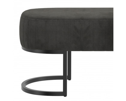 Worldwide Caprese Bench - Charcoal/Black