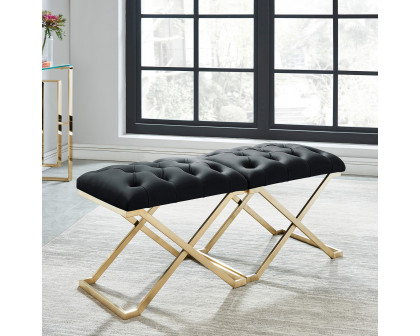 Worldwide Rada Bench - Black/Brushed Gold