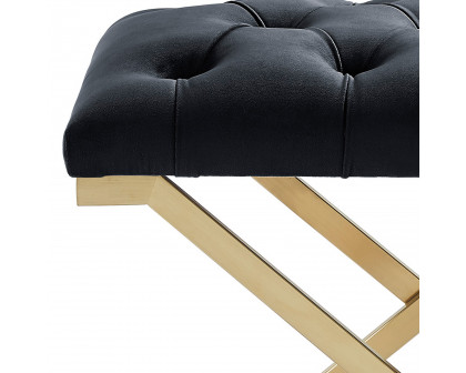 Worldwide Rada Bench - Black/Brushed Gold