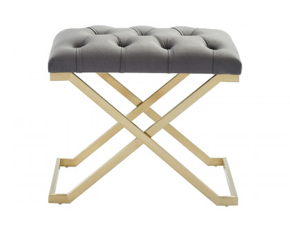 Worldwide Rada Bench - Gray/Brushed Gold