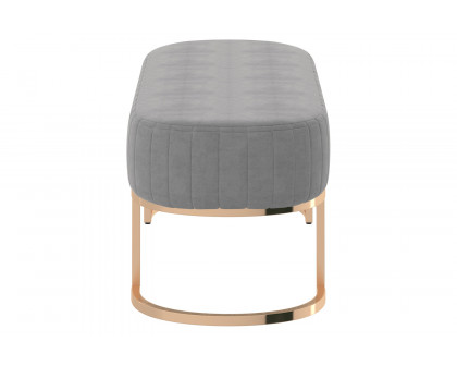 Worldwide Zamora Bench - Gray/Gold