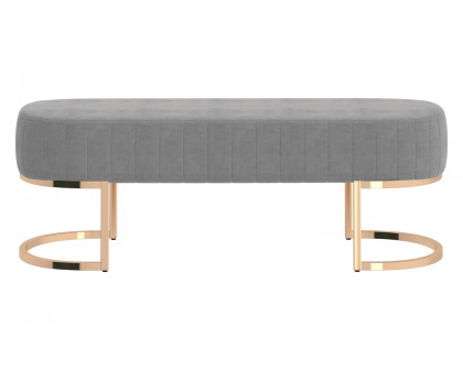 Worldwide Zamora Bench - Gray/Gold