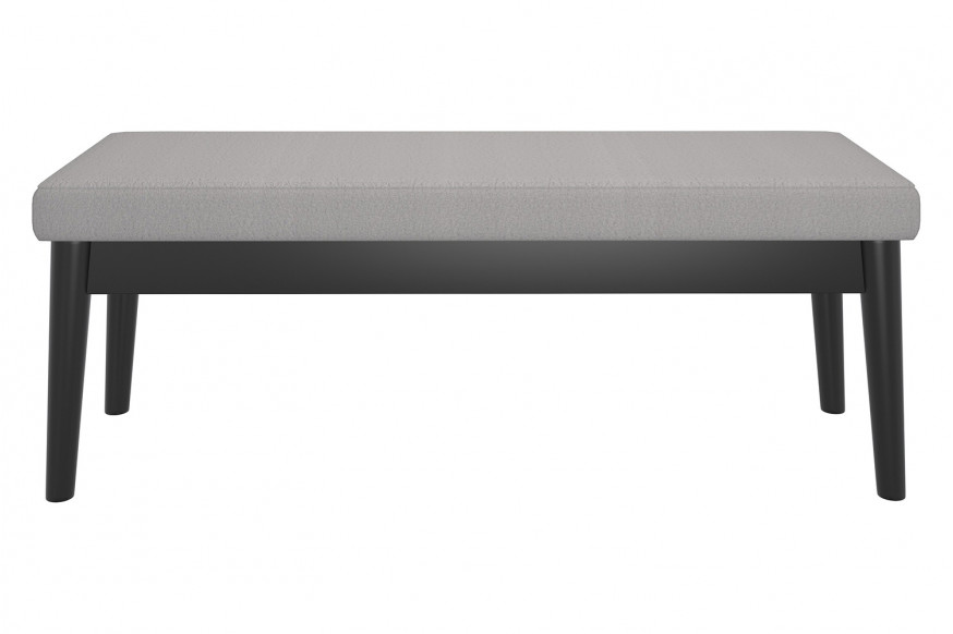 Worldwide™ Pebble Bench - Gray/Black