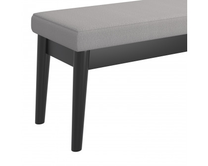 Worldwide™ Pebble Bench - Gray/Black