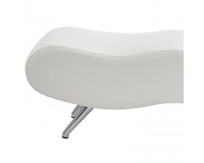 Worldwide - Stealth II Bench in White/Chrome