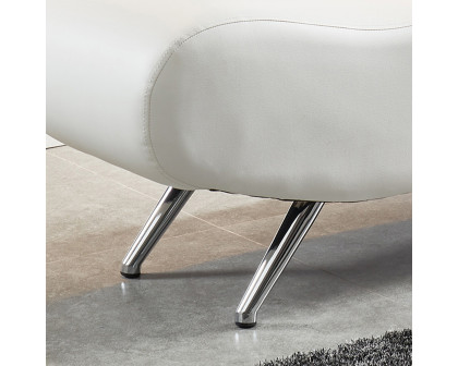 Worldwide - Stealth II Bench in White/Chrome