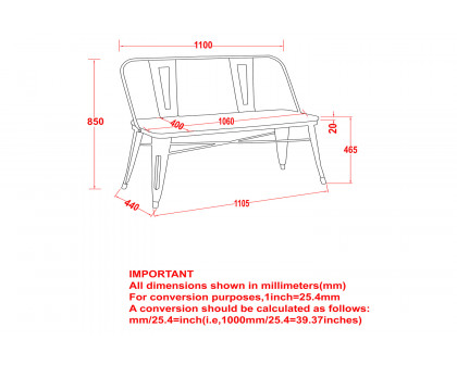 Worldwide Modus Bench - White