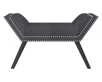 Worldwide Lana Bench - Gray/Black