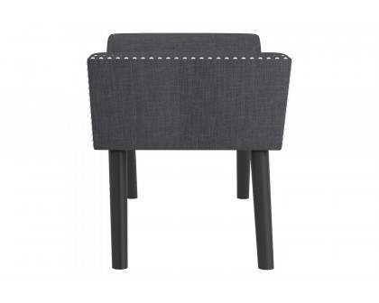 Worldwide Lana Bench - Gray/Black