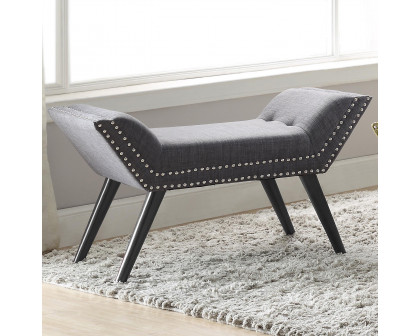 Worldwide Lana Bench - Gray/Black