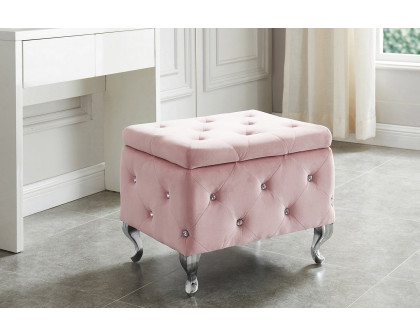 Worldwide - Monique Rectangular Storage Ottoman