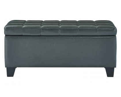 Worldwide™ Winston Rectangular Storage Ottoman - Gray