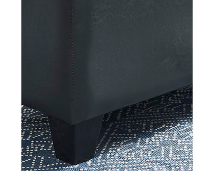 Worldwide™ Winston Rectangular Storage Ottoman - Gray