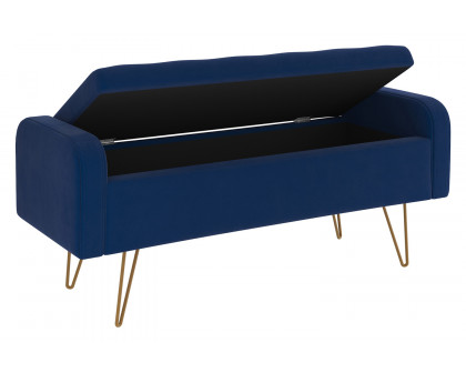 Worldwide - Sabel Rectangular Storage Ottoman