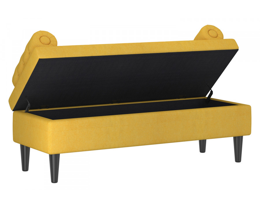 Worldwide - Adith Rectangular Storage Ottoman