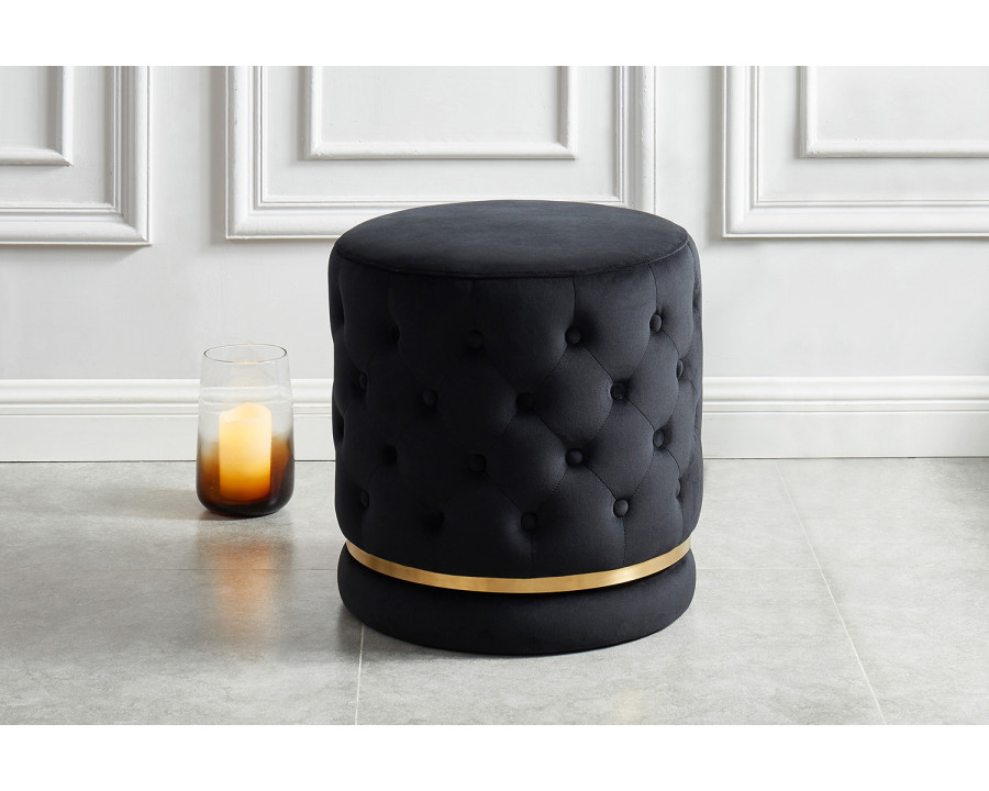 Worldwide - Delilah Round Ottoman